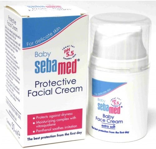 Baby Sebamed Protective Facial Cream 50 Ml. [Free Handmade Envelopes Gift]