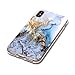For iPhone X Case,HP95(TM) Fashion Marble Pattern TPU Phone Cases For Apple iPhone X/iPhone X Edition/iPhone 10 (B)