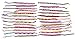 25 Friendship Bracelets Fair Trade Peru Wide Acrylic Assortment Lot