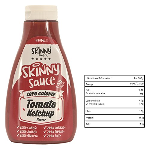 Skinny Foods Curry Ketchup Bbq Sauce Set Of 3 Sw Condiment Sugar Free