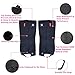 Winis Snow Gaiters Hiking Camping Mountain Climbing Leg Gaiters Oxford Waterproof Dustproof Antiwater Leg Cover Breathable Anti-bite High Gaiters Leg Protection Guard Boot Guardian (1 Pair) (Black)