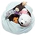 Stuffed Animal Storage Bean Bag Chair Cover “SOFT ’n SNUGGLY” Corduroy Kids & Toddlers Prefer Over Canvas - Replace Plush Toy Hammock or Net - Store Blankets & Pillows Too - Large, 4 Colors