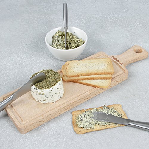 Boska Holland Beech Wood Cheese Board, Rectangle Paddle Board, 12 Inches x 3 Inches, Explore Collection