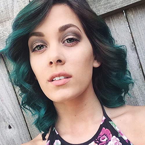 MANIC PANIC Classic Enchanted Forest Semi Permanent Hair Color - Deep Teal Green Hair Dye for Women & Men That Lasts 4-6 Weeks - Vegan, Ammonia & Cruelty-Free - Create & Mix Custom Shades (4oz)