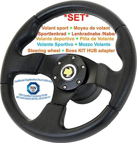 [DTi M10+170] Dorado Tuning Steering Wheel & Steering Wheel hub/Boss Adapter Kit Quick Release