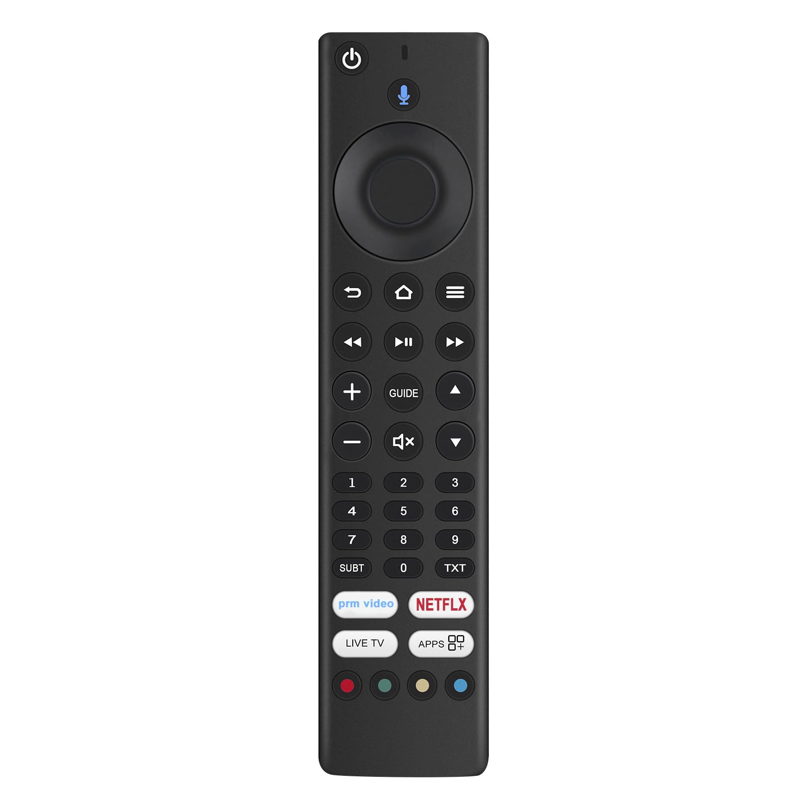 Replacement Voice Remote Control RM-C3253 Fit for JVC & Bush Fire TV Edition Smart 4K HDR LED TV LT-40CF890 LT-43CF890 LT-43CF890A LT-49CF890 LT-50CF890 LT-55CF890 LT-65CF890