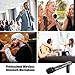 Kithouse K380D Wireless Microphone Karaoke Microphone Wireless Mic System With Rechargeable Bluetooth Receiver - Professional UHF Cordless Microphone For Karaoke Singing Church Speech(Elegant Gray)