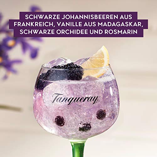Tanqueray Blackcurrant Royale Gin | Leckeres Johannisbeer-Aroma | Empfohlen für Gin Tonic & Cocktails | 41,3% vol | 700ml Einzelflasche | – Bild 7