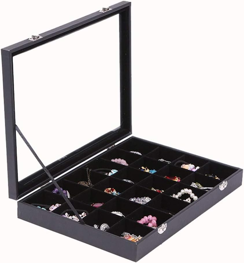 Color 12 Grid, Size 24 * 35 * 5cm Jewelry Clear