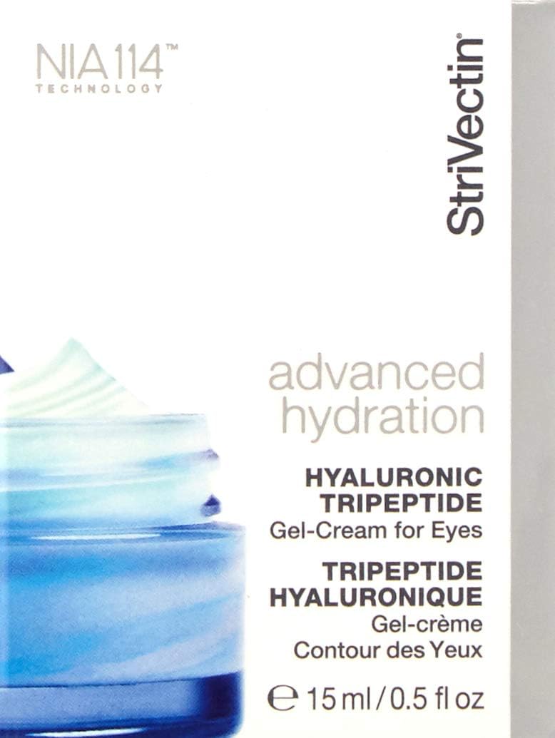 Hyaluronic Tripeptide Gel-Cream for Eyes by Strivectin for Unisex - 0.5 oz Treatment, Blue White, 15 ml (Pack of 1) - Image 3