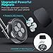 Universal Magnetic Phone Car Mount with 4 Powerful Metal Plates, Super Sticky Suction Cup, Cell Phone Holder for Car Dashboard Windshield Air Vent, Compatible with All Phone