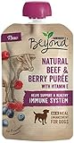 Purina Beyond Natural Wet Dog Food, Beef & Berry Puree, 3.2-Ounce Pouch, Pack of 1