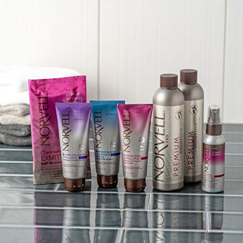 Aura Compact Elite Spray Tan Machine, Black Tent, Norvell Tan Solution Sunless Kit