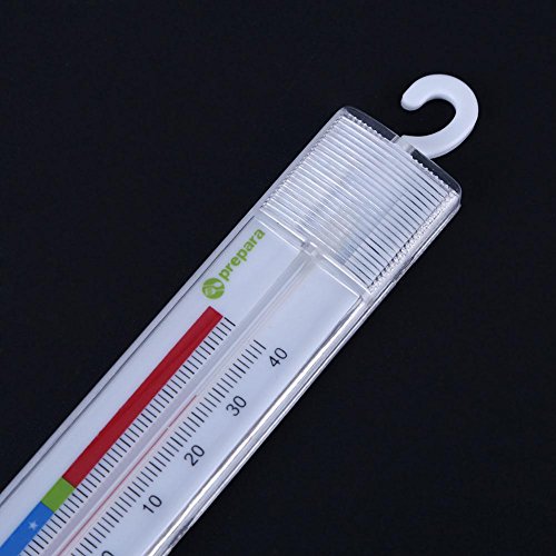 VKTECH Portable Household Fridge Dial Thermometer Freezer Refrigerator Refrigeration with Hook for Indoor Home