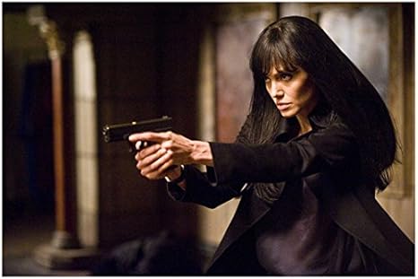 Salt Angelina Jolie As Evelyn Salt Long Straight Brunette Hair