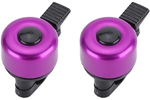 TFIRY 2 Pack Bike Bell Mini Bicycle Bell Thumb Bell for Adults Kids Boys Girls BMX MTB Bicycle Mountain Bike Scooter Folding Bicycle