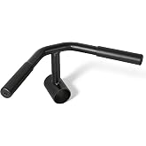 Luwint T Bar Row Handle, 2 Inch Olympic Landmine Attachment for Back Workout, Solid Steel T-Bar Row Handle for Landmine Exercises, Viking Press, Home Gym Barbell Attachment