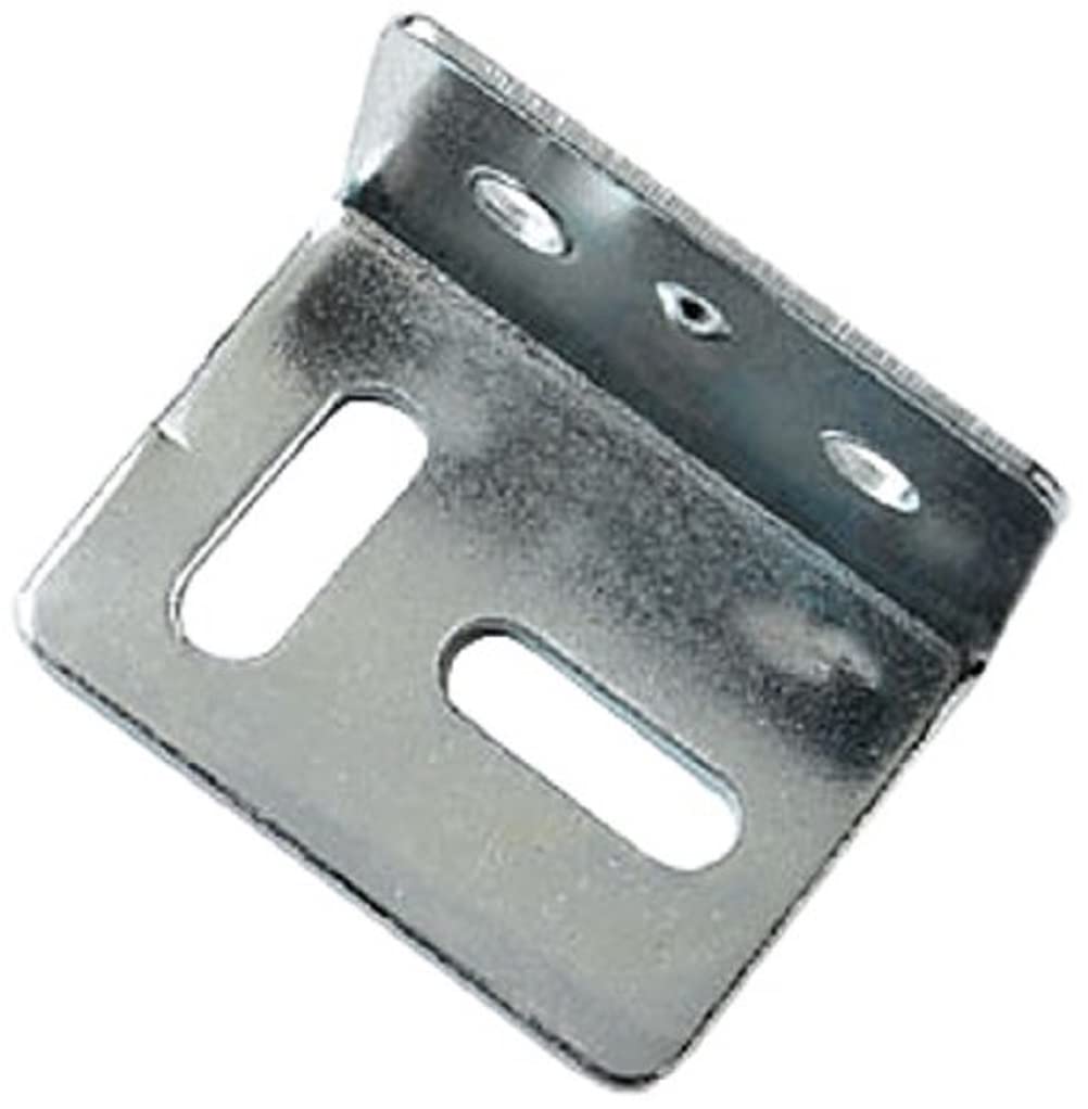 Merriway® BH01682 (10 Pcs) 38 mm (1.1/2 Inch) Square Cranked Stretcher Plate BZP - Pack of 10 Pieces
