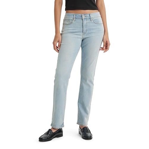 Classic Straight Leg Jeans 414 Levi Jeans Ladies Jeans Stretch