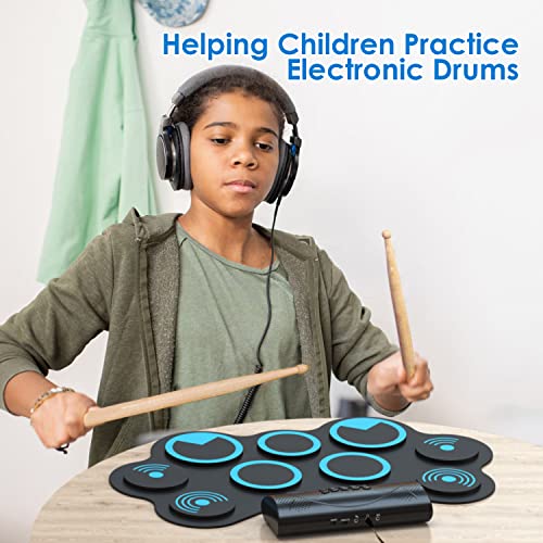 Momkhx Electronic Drum Pad,electric drums for kids,drums for kids ages