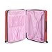 Rockland London Hardside Spinner Wheel Luggage, Red, 28-24-20-Inch