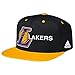 NBA Los Angeles Lakers Men's Team Nation Snapback Hat, One Size, Black/Gold
