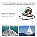 Tkkeuep 12V Boat Marine LED Navigation Lights Marine Navigation Lamp Marine Sailing Signal Lights for Bow Side,Port, Starboard,Pontoons, Yachts, Skeeter,Fishing Boats, Speed Boats And Any Other Boats