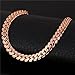 U7 Snake Chain for Women Men|Personalized 6MM Thick Flat Link Neck Jewelry Chunky Hip Hop Necklace 22 Inch