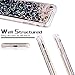 iPhone 7 Case, iPhone 7 Flowing Liquid Case, WeLoveCase 3D Creative Floating Luxury Bling Sequins Shiny Sparkle Glitters Adorable Quicksand Hard Case with TPU Bumper Frame for iPhone 7 4.7