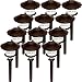 Paradise 12 Pack Low Voltage LED 0.75W Aluminum Path Light (Oil Rubbed Bronze)