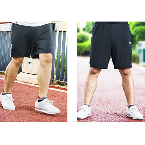 image for Ogeenier Men's Performance Training Shorts Workout Running Fitness Soc