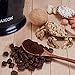 Coffee Grinder Electric Aicok, One Button Coffee Bean Grinder with Fast Speed, 12 Cup Portable Spice Grinder with Stainless Steel Blades, Black   