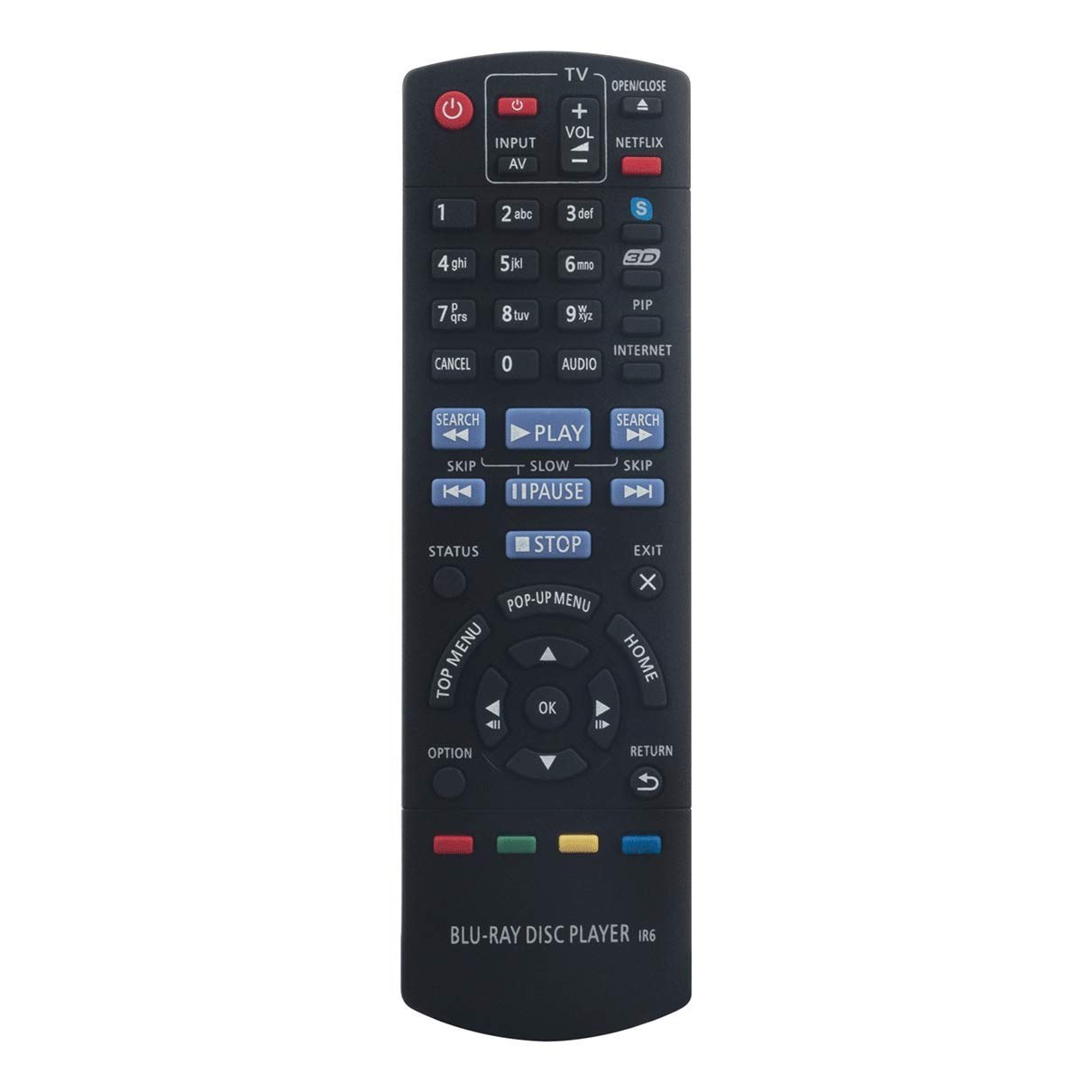 VINABTY N2QAYB000723 Remote Control for PANASONIC DVD Blu-ray Player DMPBDT220EB-K DMPBDT120EB-K DMP-BDT120 DMP-BDT220