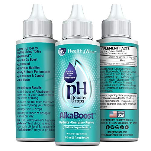 Alkaline Water pH Booster Drops + Natural Vitamins Pricepulse