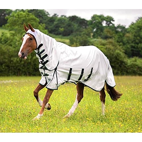 Shires Sweet-Itch Combo Fly Sheet - White - Size 78