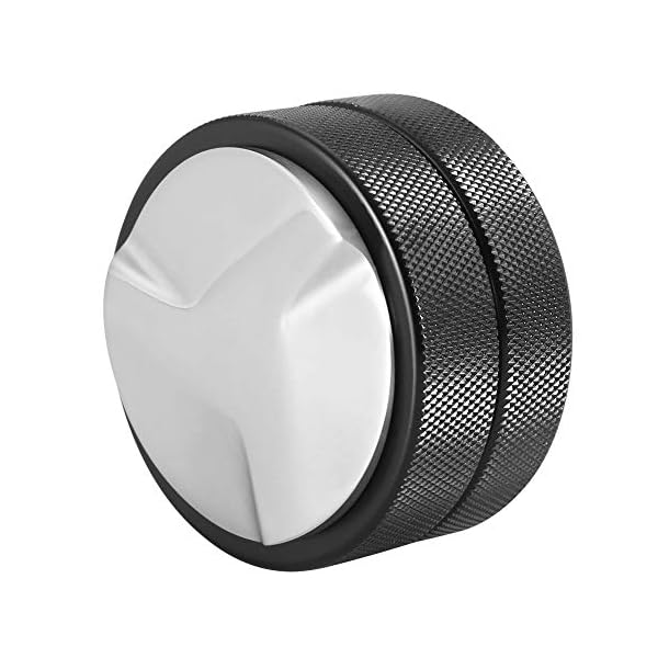 Tarente Kaffee Tamper 51mm, Tamper 51mm, 51mm Edelstahl-Kaffee Tamper Basis Kaffeebohne Presse Werkzeug Schwarz (DREI… – Bild 7
