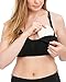 Kindred Bravely Simply Sublime Nursing Bra for Breastfeeding and Maternity (Black, X-Large)