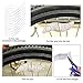 Willceal Bike Spoke Light 6PCS, Bike Wheel Light,Tyre Wire Right with 6 LED Flash Model Neon Lamps,Bike Safety Alarm Light. (Blue)