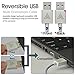 Iasg iPhone Charger Lightning Cable 3.3ft - Apple MFi Certified - Nylon Braided Lightning To Reversible USB Connectors Sync Charging Cord for iPhone iPad iPod - 1 Meter - White and Blue