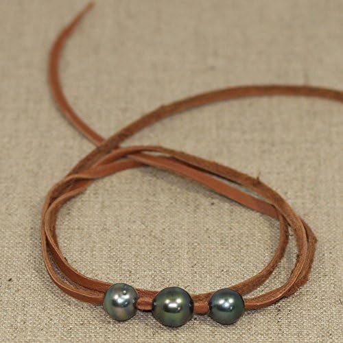 Gili Wrap Bracelet Trio in Tahitian Pearls