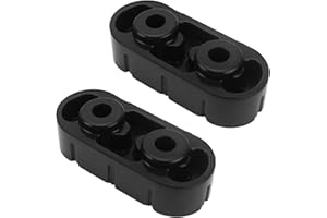 YGDMD 2PCS Rubber Exhaust Hangers,Muffler Hanger Compatible with GMC,Cadillac,Chevrolet Replacement OEM#25956663,15740212,Exhaust Hanger Rubber for Vibration & Noise Reduction