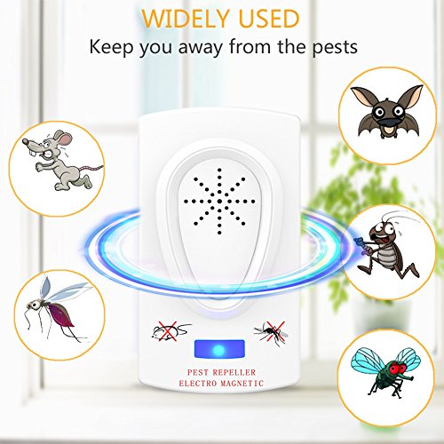 image for Pest Repeller With Night Light, Molie Ultrasonic Pest Repeller by Fini