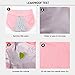 Innersy Women's 3 Pack Ultra Soft Postpartum Menstrual Period Protective Cotton Panties Underwear (Love Yourself First) (M, Solid Color 2)