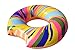 Cooluli Gigantic Rainbow Swirl Donut Pool Float - Fun for All Ages, 51-Inches