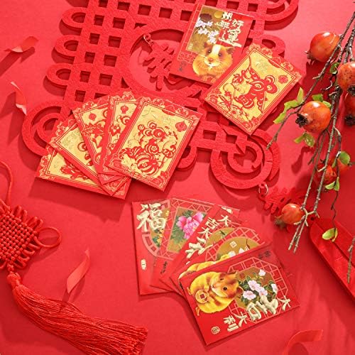 Pink Chinese New Year 2020 rat banknote design.