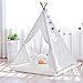 HAN-MM Kid's Foldable Teepee Play Tent One Four Ploes Style with Carry Case for Outdoor Indoor