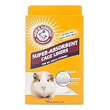 Arm & Hammer Super-Absorbent Cage Liners for Guinea Pigs, Hamsters, Rabbits & All Small Animals | Best Cage Liners for Small Animals, 7 Count