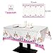 Unicorn Party Supplies,40 Pack Unicorn Plastic Party Bags & Unicorn Plastic Tablecloth Set,Unicorn Goodies Gift Treat Bags for Candy,Kids Birthday,Party Favors Unicorn Table Cover for Baby Shower