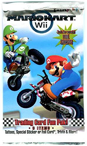 Super Mario Kart Wii Enterplay Trading Card Fun Pak