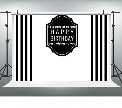 Amazon Gentleman 1歳の誕生日用背景 9 X 6フィート リトルマン ベビーシャワー ケーキデザートテーブル 白黒ストライプ 写真撮影用背景幕 洗礼式 プリンスフォトブース スタジオ小道具 Lucksty Lulf160 バックペーパー 背景布 通販